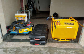 液压型浅层取样钻机培训演示 液压型浅层取样钻机培训演示