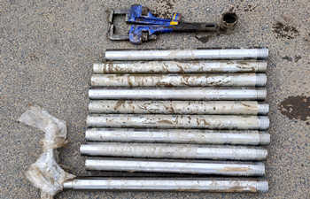 岩芯背包钻机演示交付完成 岩芯背包钻机演示交付完成