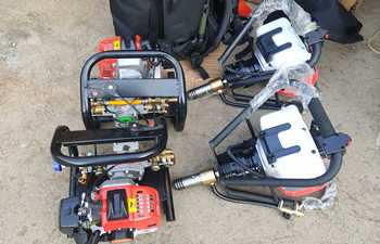 绍尔岩芯背包钻机完成交付 绍尔岩芯背包钻机完成交付