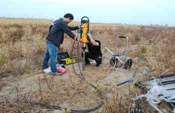 犀牛液压取土钻机交付培训 犀牛液压取土钻机交付培训