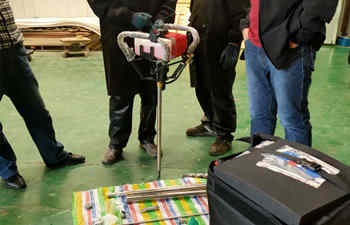 绍尔背包式岩芯钻机案例分享