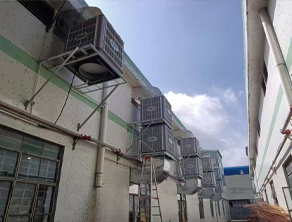 塑胶车间降温工程案例